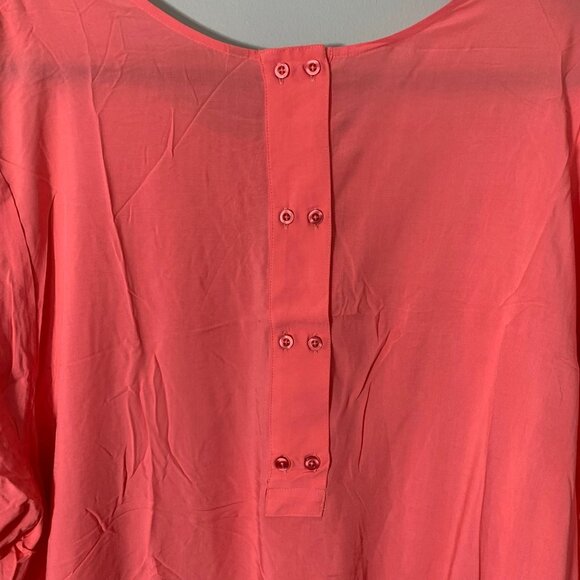 NEW Melissa McCarthy Seven7 lightweight long sleeve button detail shirt dress - Picture 7 of 10
